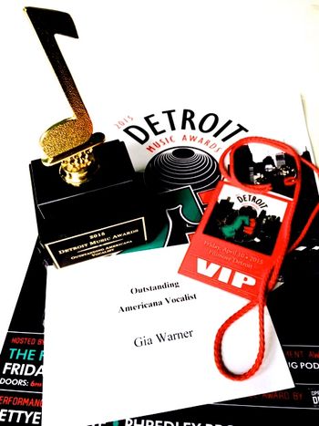 My Detroit Music Award!
