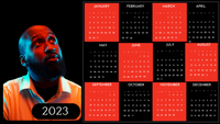 2023 Checker Kevin Posey Calendar