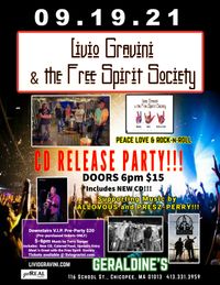 Livio Gravini and The Free Spirit Society CD Release Party, Peace, Love, and Rock n’ Roll 