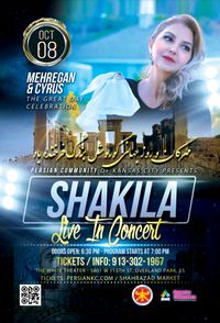 Shakila Live in Concert Mehregan & Cyrus the Great Day Celebration