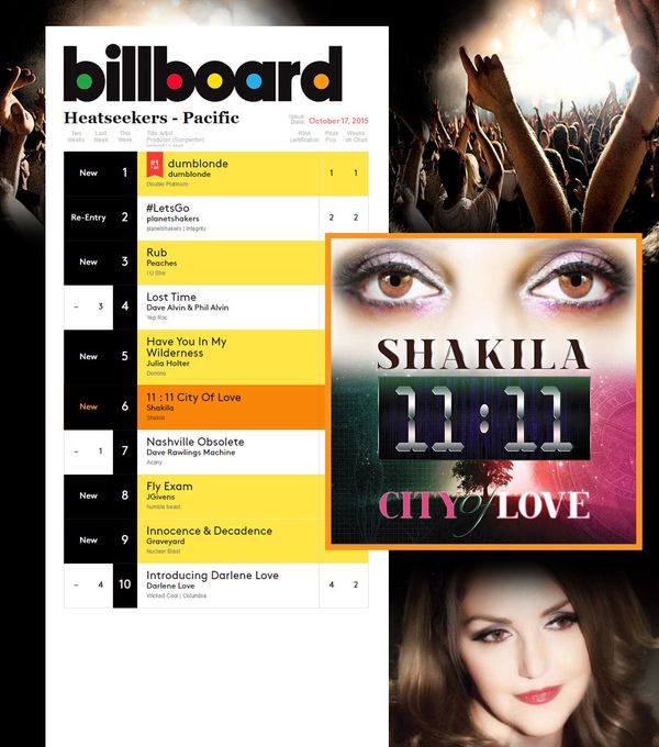 11:11 shakila city of love billboard chart