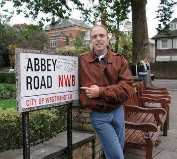 Gary in England at a famous Beatles Location 2002
