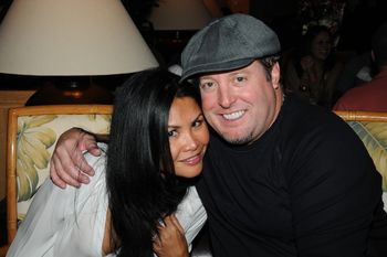 Actor Comedian Gary Valentine and his beautiful new bride ! I performed at their wedding.
