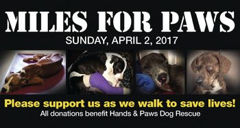 Miles For Paws benefit
