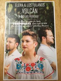 Volcán Album Release Poster