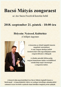 Matyas Bacsó - Piano concert
