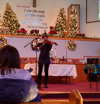Fundraising Concert in Mooresville, Indiana in December, 2015

