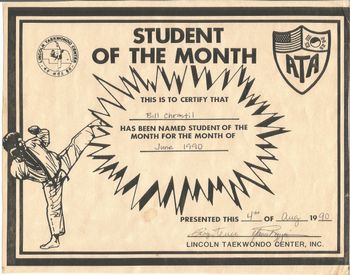 Student Of The Month
