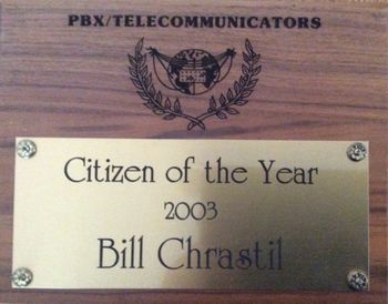 PBX Operators 2003 Citizen of the Year
