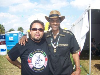 In New Orleans with my main man, Cyril neville 2011?.
