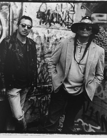 Our brothers in the struggle! John Trudell and Quiltman..
