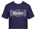 Purple "Ridgway" Logo 2 Color T-Shirt