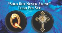 "Solo But Never Alone" 2 Pin Set