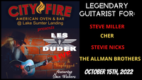 LES DUDAK IN CONCERT AT CITYFIRE SUMTER LANDING ( ACOUSTIC SHOW ) W/ SPECIAL GUESTS THE BACKSEAT DRIVERS ( TODD DIKEMAN & DUNNING SHAW 