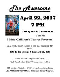 The Awesome Children's Cancer Benefit