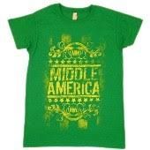 Middle America Ladies Tee - GREEN