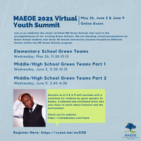 Maryland Association of Environmental & Outdoor Education 2021 Virtual Youth Summit