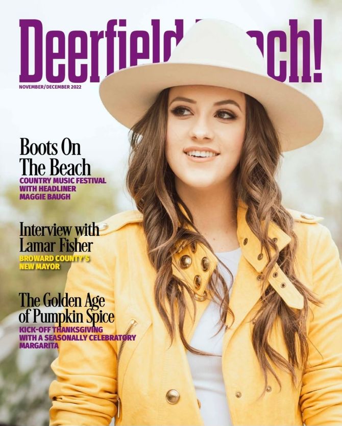 Cover of Deerfield Beach Magazine 