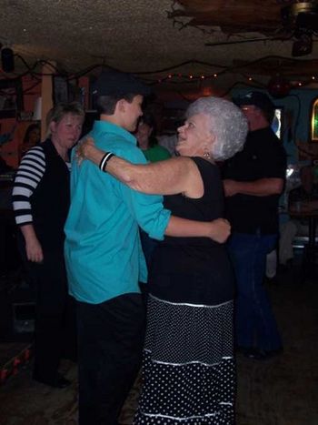 Granny and Dance partner #3 - Clay Newsom. (Isn't that robbing the craddle, Granny?)
