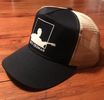 Snap Back Mesh Hat “Silhouette” design