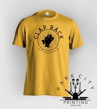 Clap Back (Gold/Black) shirt
