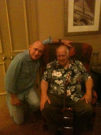 With Tim Henderson at the Driskill Hotel Austin, TX
