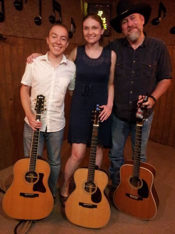 With Pete & Crystal Damore of Ordinary Elephant at JP Hops House Houston, TX
