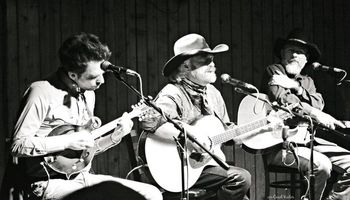 Ryan Murphey, Michael Martin Murphey, and Chuck Hawthorne at the Saxon Pub in Austin, TX.  Photo by Carol Viator
