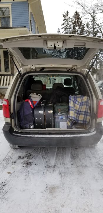 Have van packed with instruments, will travel.
