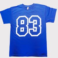 T-shirt 83 original bleu