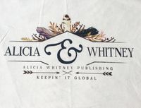Alicia & Whitney T-Shirt Logo WHITE