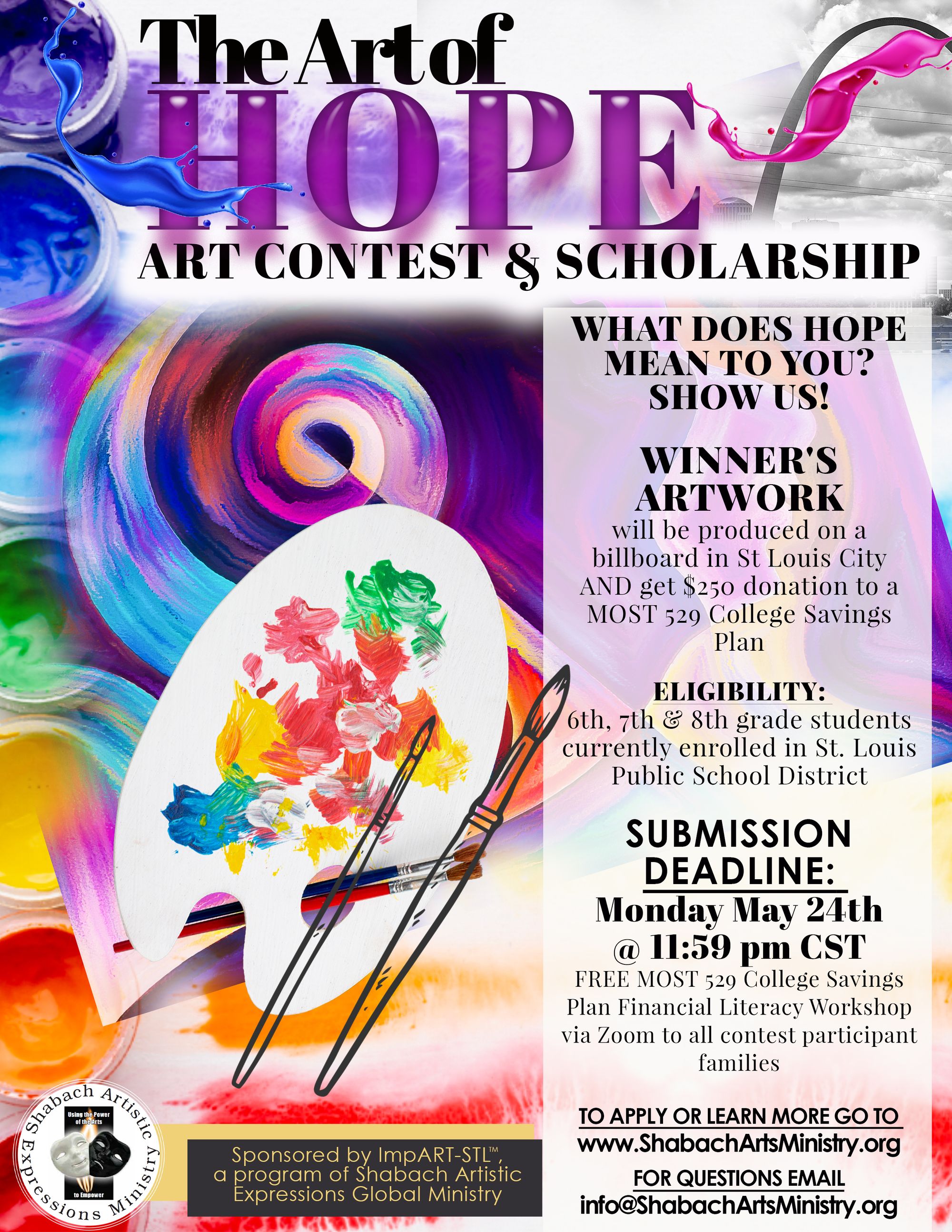 Shabach Artistic Expressions Ministry The Art of Hope Art Contest