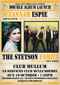 Polka Dot Productions present SUZANNAH ESPIE + THE STETSON FAMILY