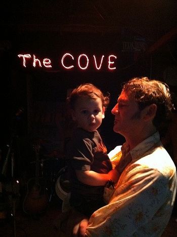 Jesse and Daddy at The Cove
