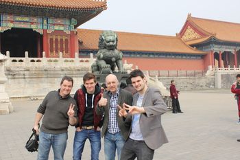Sight seeing in the Forbidden City, Beijing
