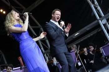 With Russell Watson
