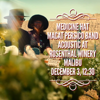 Medicine Hat and The Macat Persico Band, Acoustic at Rosenthal Winery