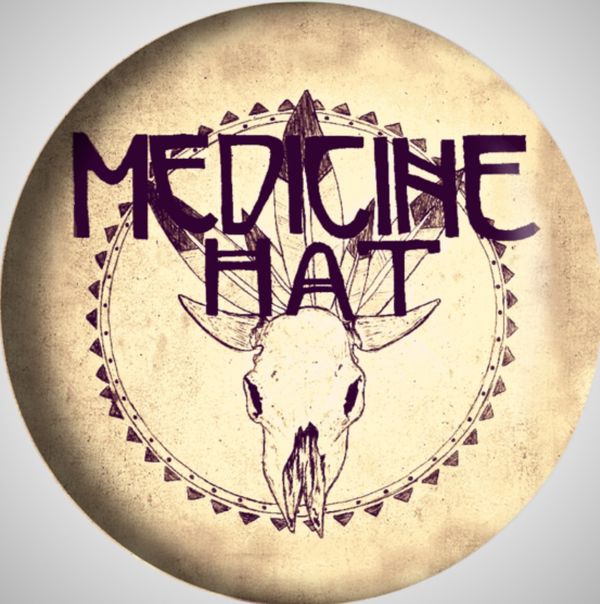 Medicine Hat Button