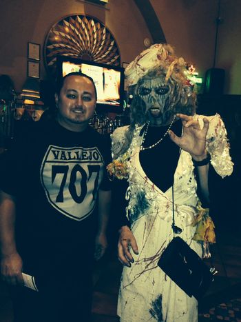 At the Las Vegas Evil Dead show
