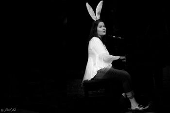 Performing Serious Rabbit at ArtShare LA February 25, 2016
