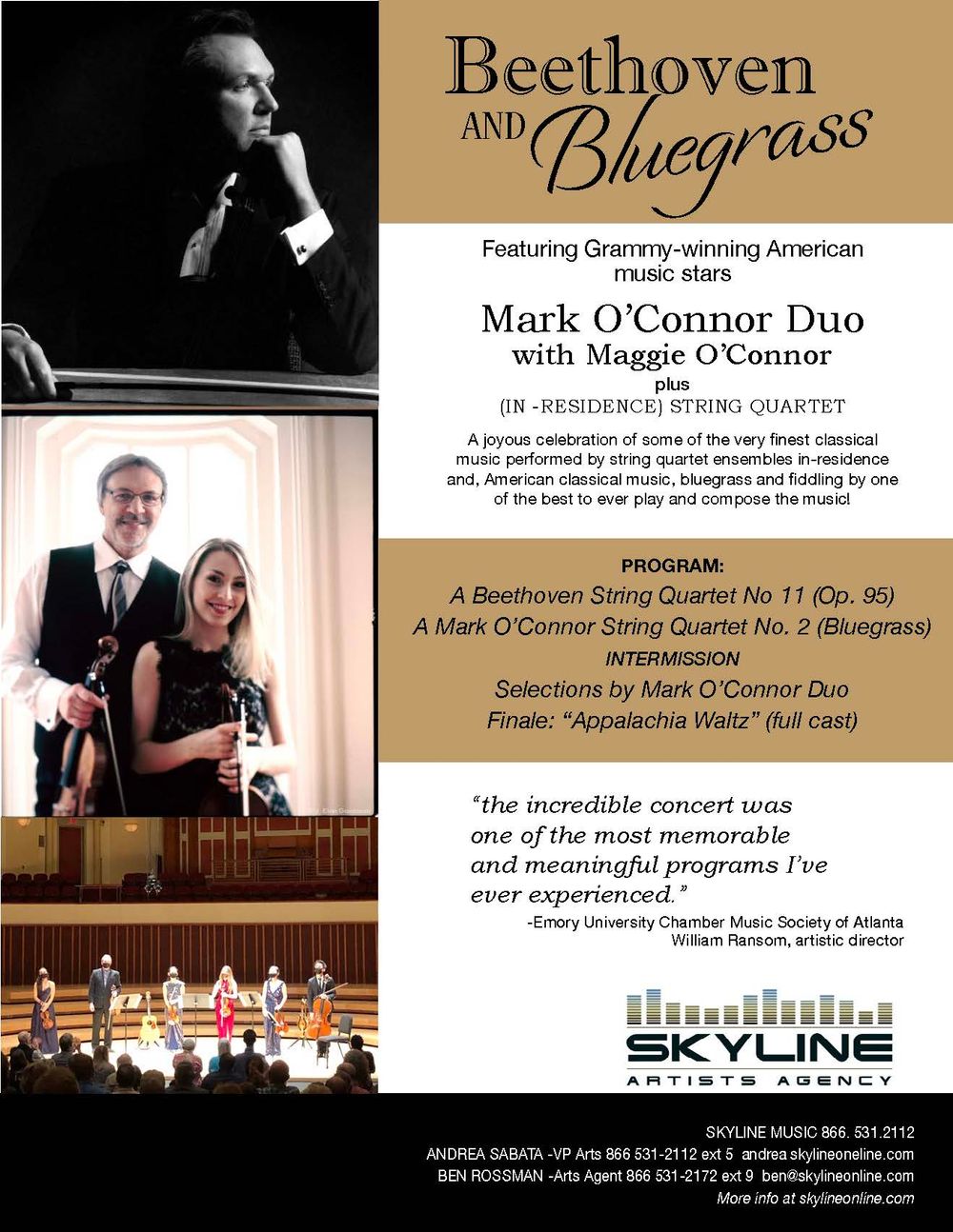 Mark O'Connor Official Website