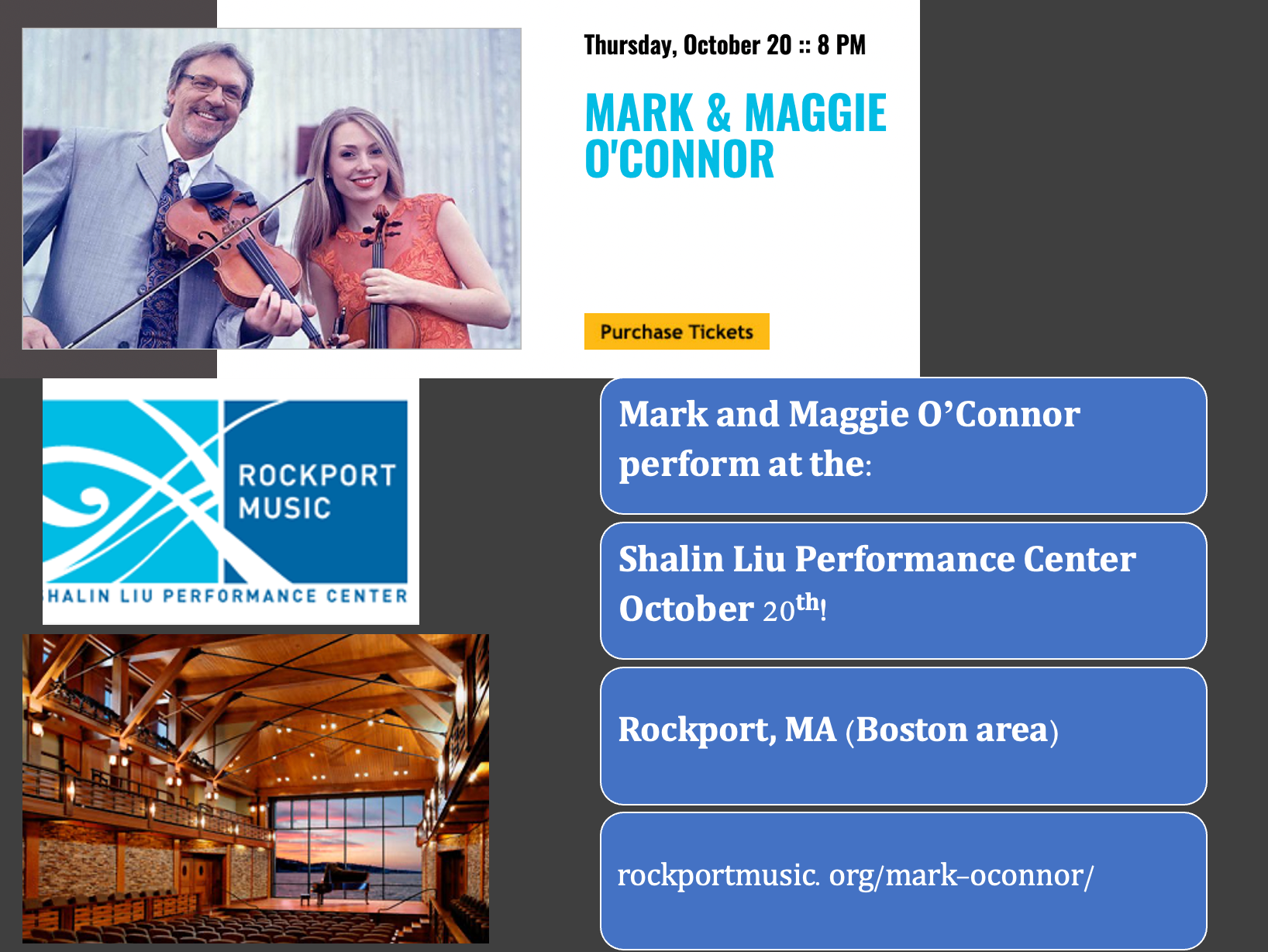 Mark O'Connor Official site