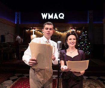 IT'S A WONDERFUL LIFE: Here at the WMAQ.
