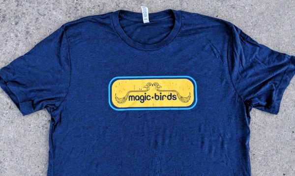 Magic Birds Logo Navy T-Shirt