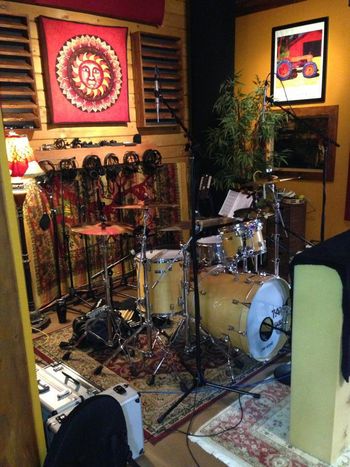 Session at Tim Carter's Tree House Studio
