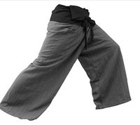 Grey Thai Fisherman Yoga Pants