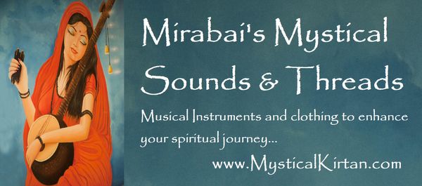 When you purchase my Mystical Merchandise, you help enable me to keep doing what I do...making heart-centered spiritual music, and traveling around the world sharing sacred sounds and Bhakti Yoga practices.  Deep gratitude for all your support.