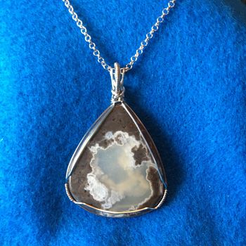 Thunder Agate in Stainless Steel
