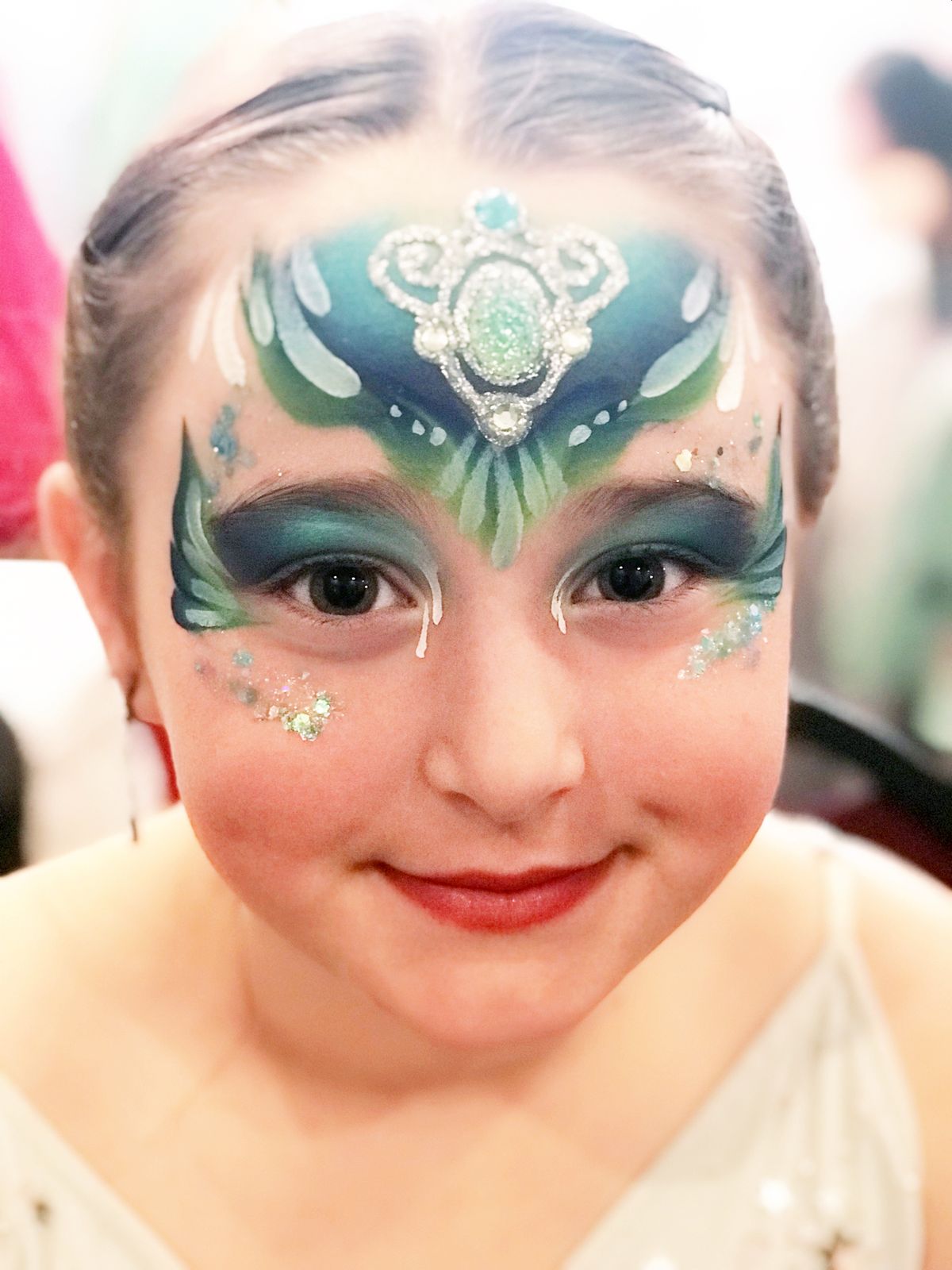 frozen anna face painting