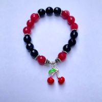 Handmade Cherry Bracelet